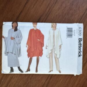 NEW Butterick Womens Sewing Pattern Uncut Tunic Skirt Pants 14, 16, 18 #6309